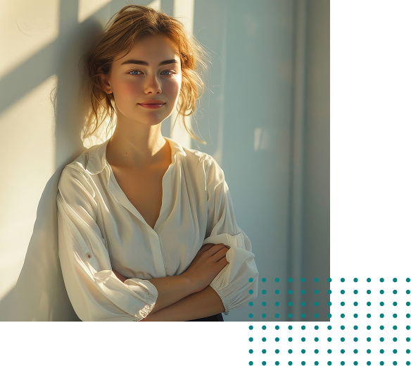 symmetrical face women