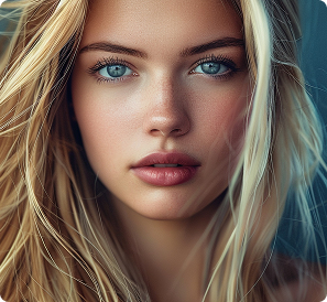 left and right face symmetry test